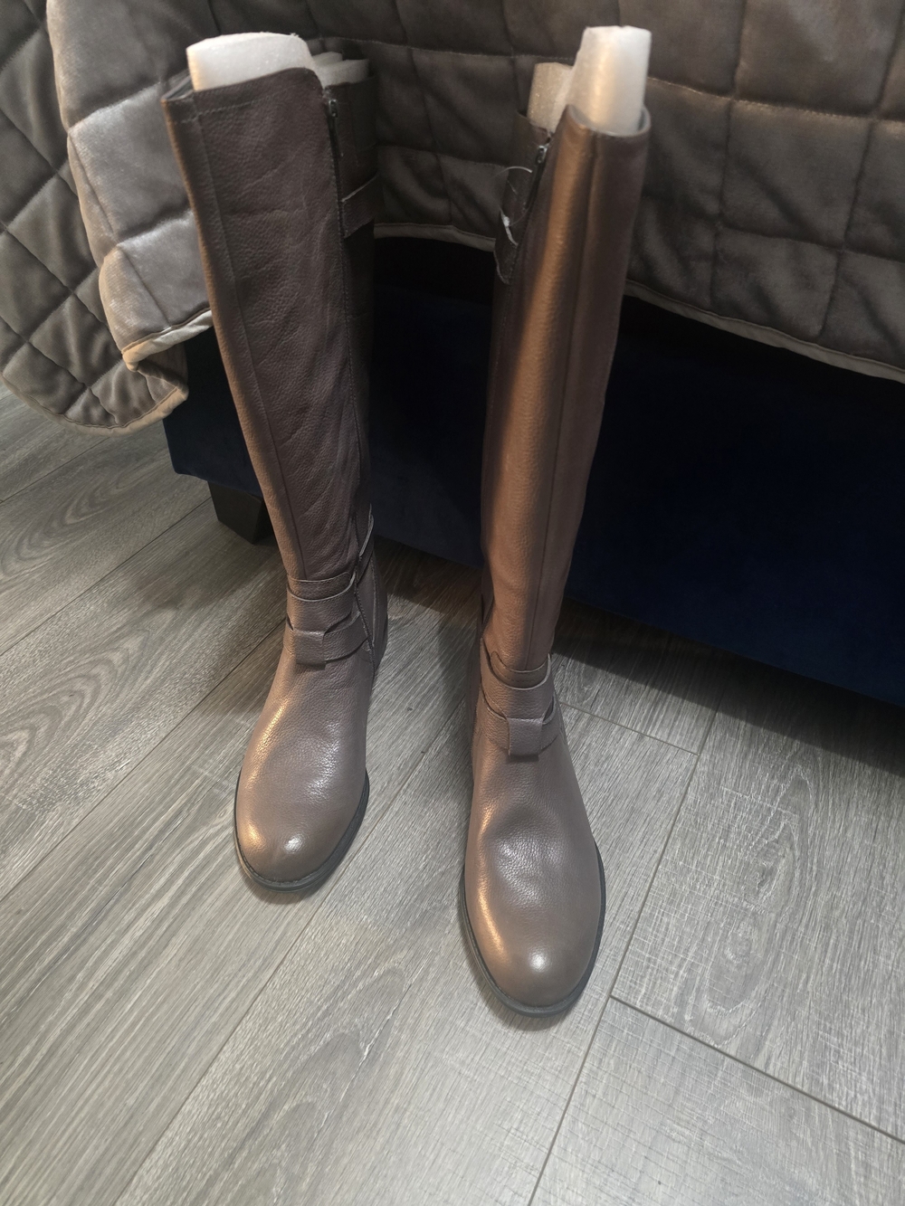 Naturalizer Over-the-Knee Leather Boots in Brown